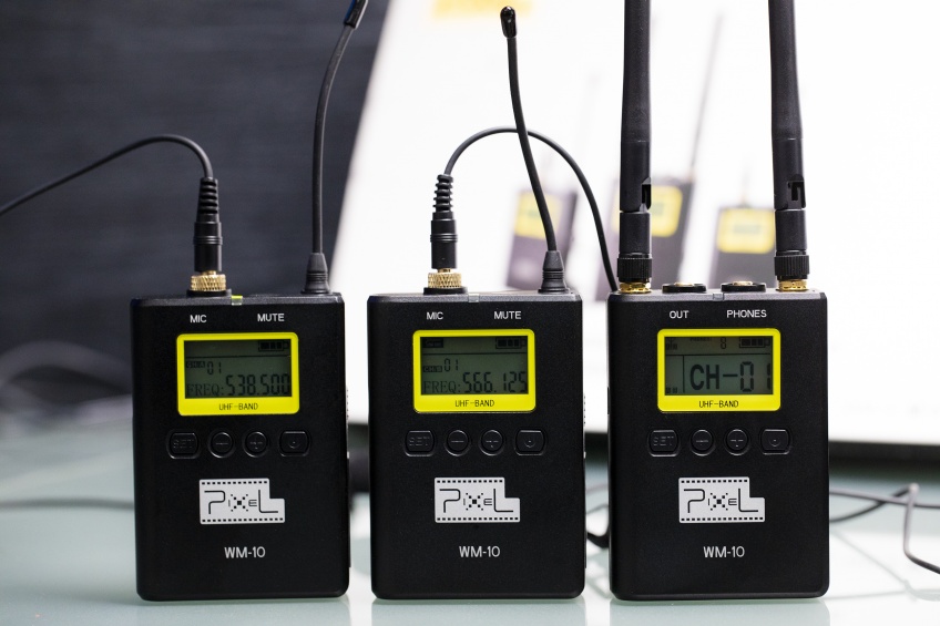 Dual Channel Wireless Lavalier Microphone