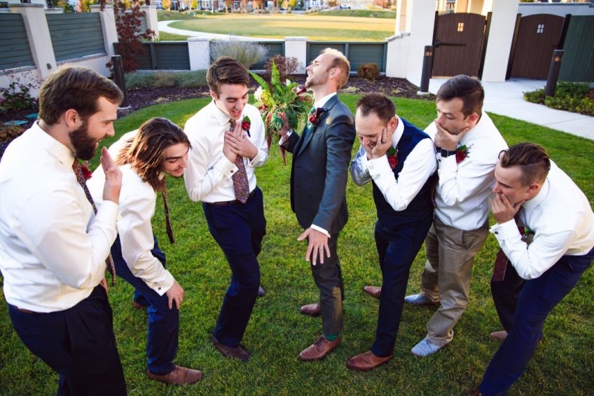 Funny Wedding Pose