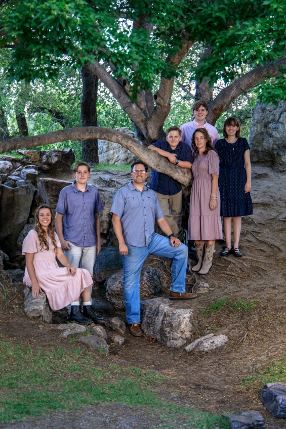 Family Portrait with Flash