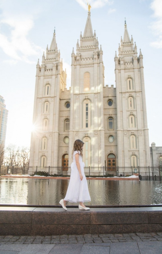LDS Temple Baptism Photos