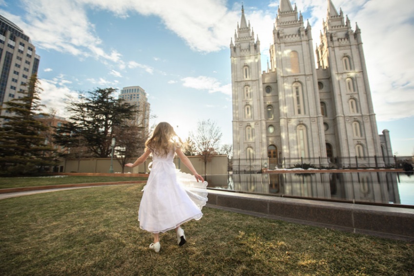 LDS Temple Baptism Photos