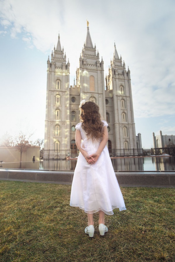 LDS Temple Baptism Photos