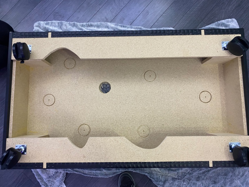 Making custom singing bowl table