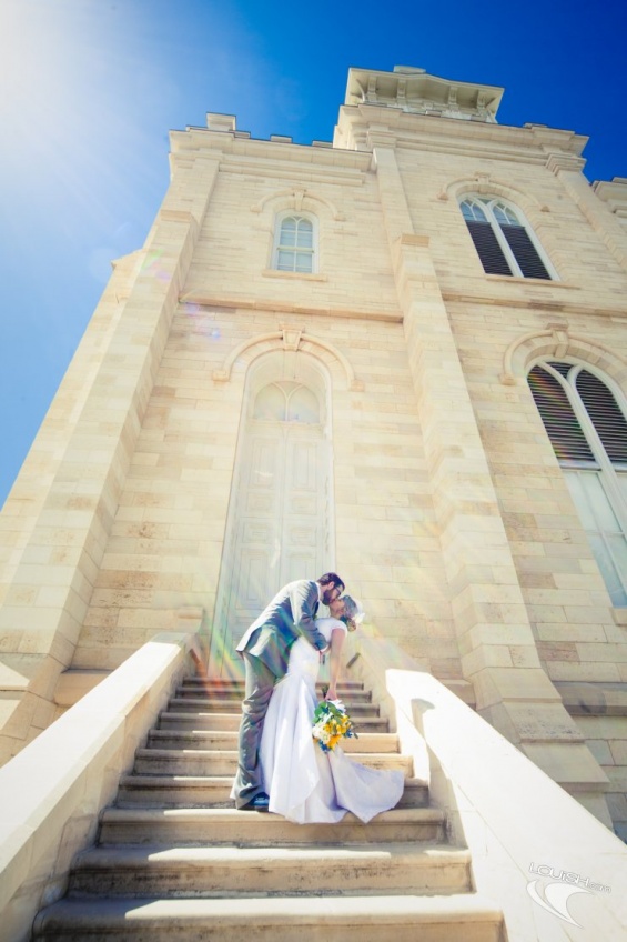 Manti Temple Wedding