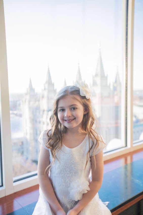 Salt Lake City LDS Temple from above