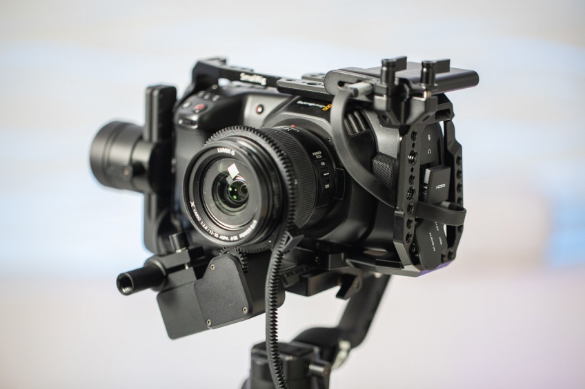 Blackmagic Pocket Cinema Camera 4K with Crane 2 Follow Focus