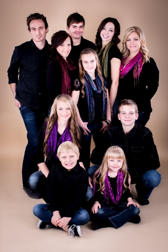 In Studio Flash Family Photo