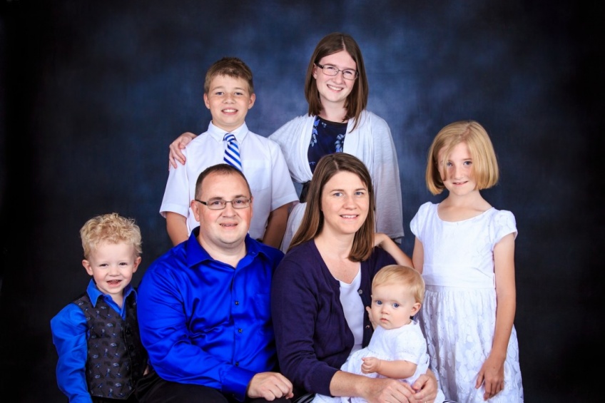 In Studio Flash Family Photo
