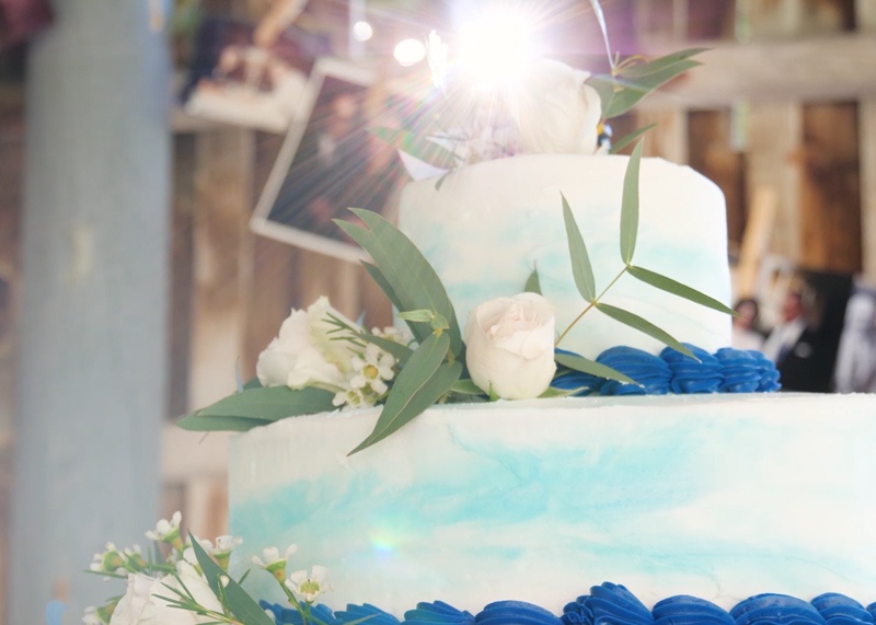 Wedding Photography Cake Closeup