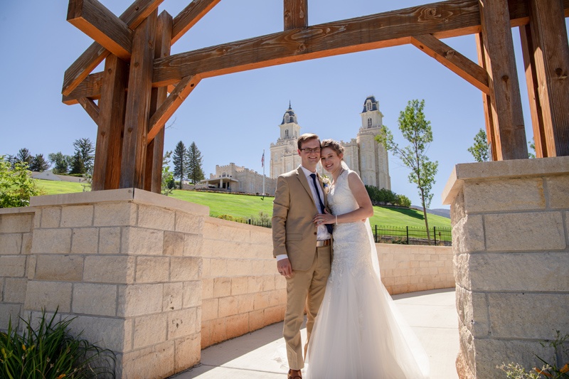 Wedding Photography at Manti Utah Temple
