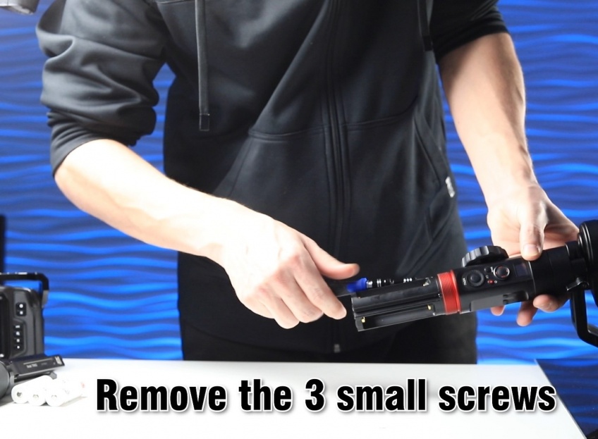 Remove the screws